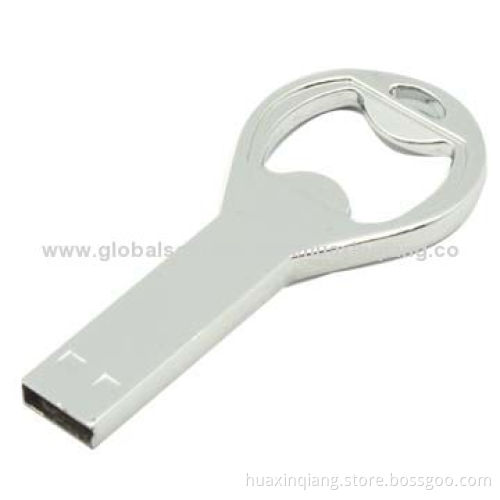 Key-shaped USB Drive, 128MB-64GB Capacity, Customized Colors and Logo Designs, USB2.0/3.0